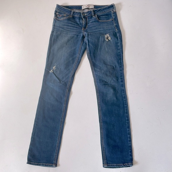 Hollister Denim - Hollister low rise skinny jeans distressed size 5R